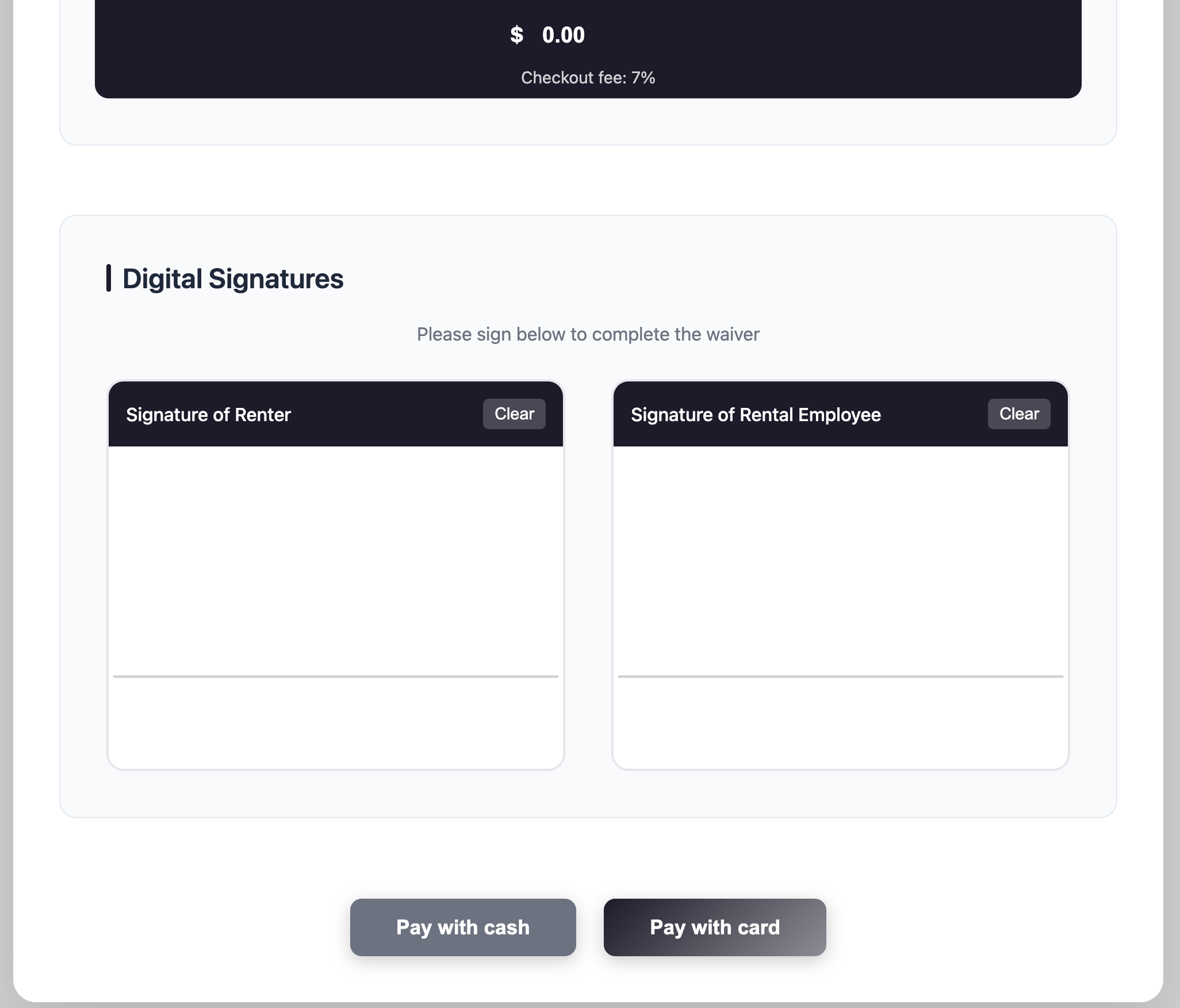 Digital Waiver - Step 3